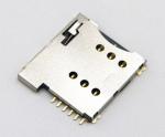 Micro SIM Card Connector;PUSH PUSH,6P Or 6P+1P,H1.35mm